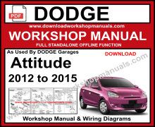 Dodge Attitude Workshop Service Repair Manual Download